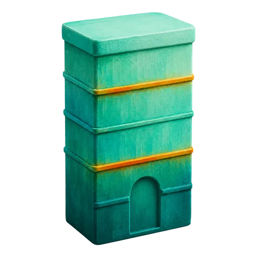 A development tower representing your inventory
